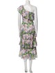 PatBO Floral Print Long Dress