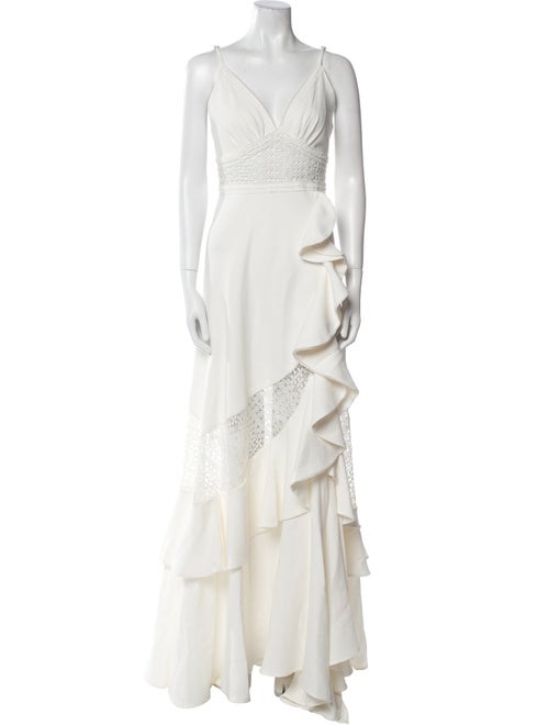 PatBO V-Neck Long Dress