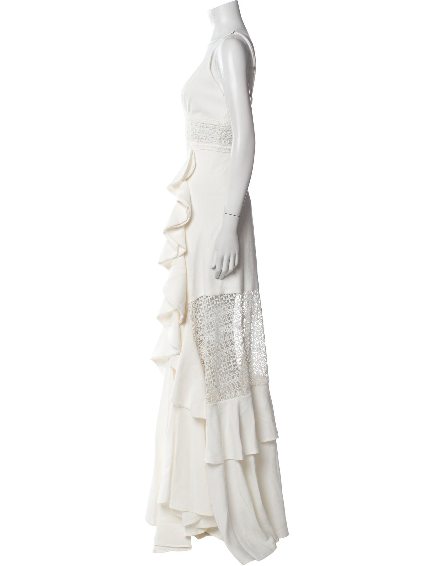 PatBO V-Neck Long Dress