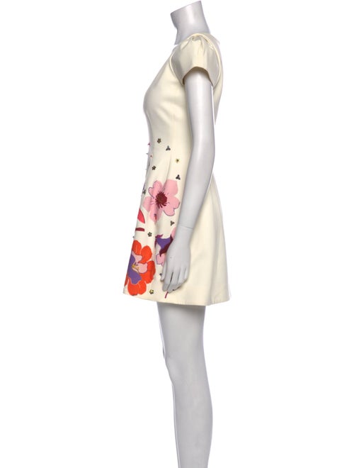 PatBO Floral Print Mini Dress