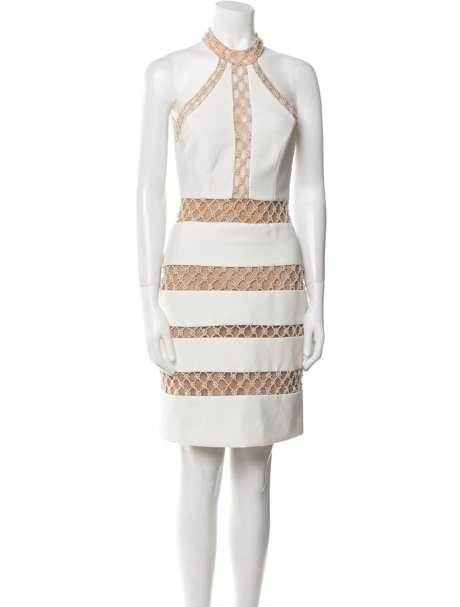 PatBO Striped Knee-Length Dress