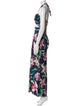 PatBO Floral Print Halterneck Jumpsuit