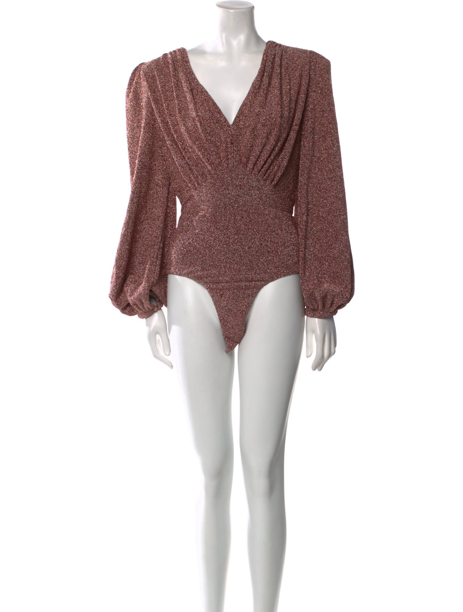 PatBO Printed Cowl Neck Bodysuit w/ Tags