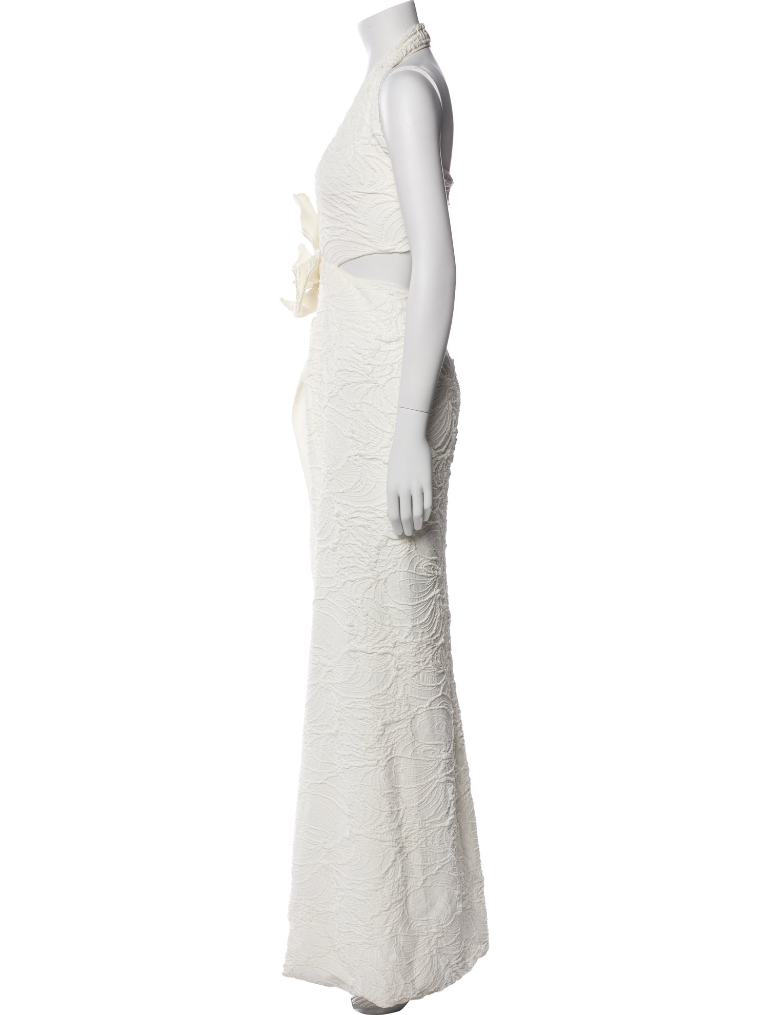 PatBO Lace Pattern Long Dress