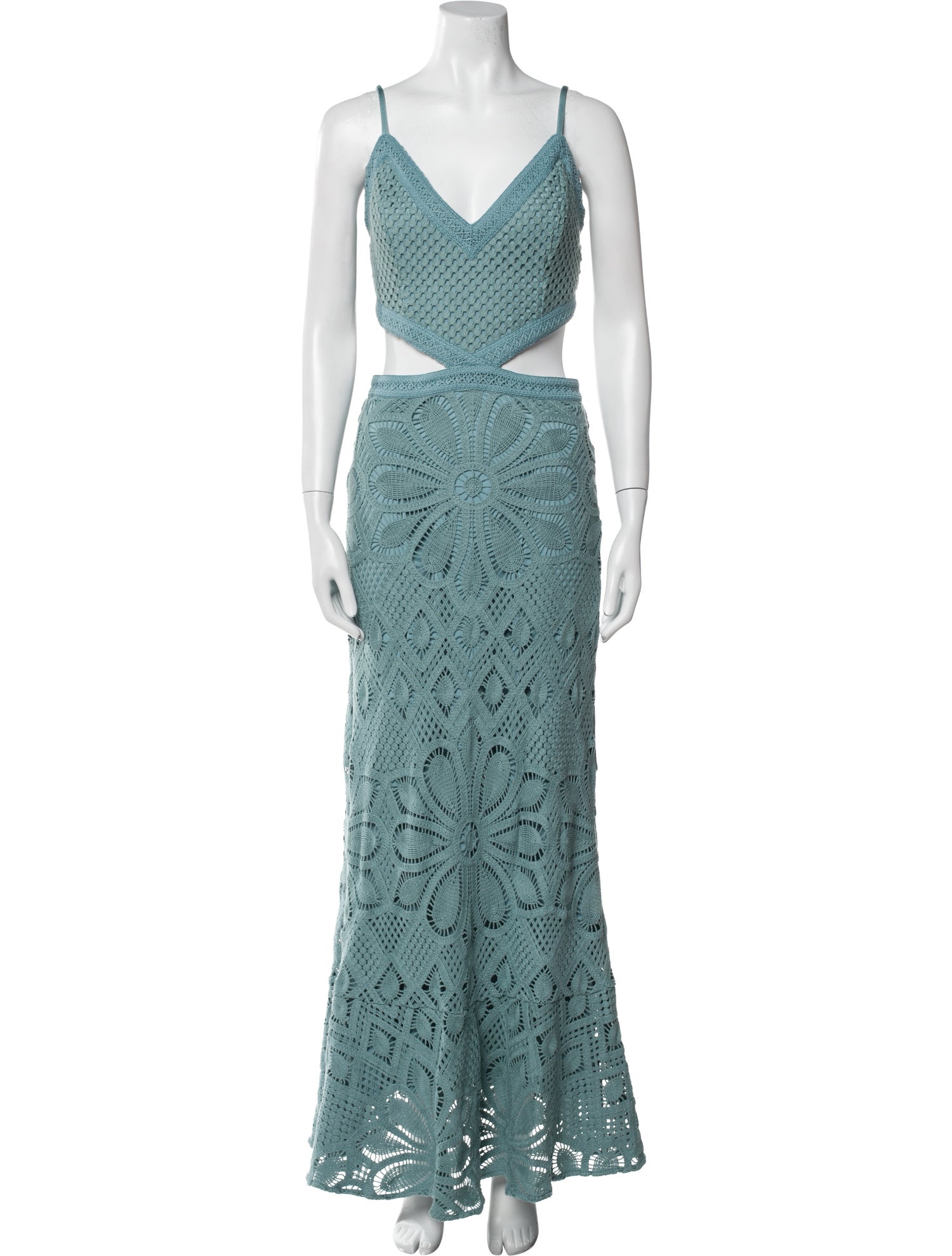 PatBO Lace Pattern Knee-Length Dress