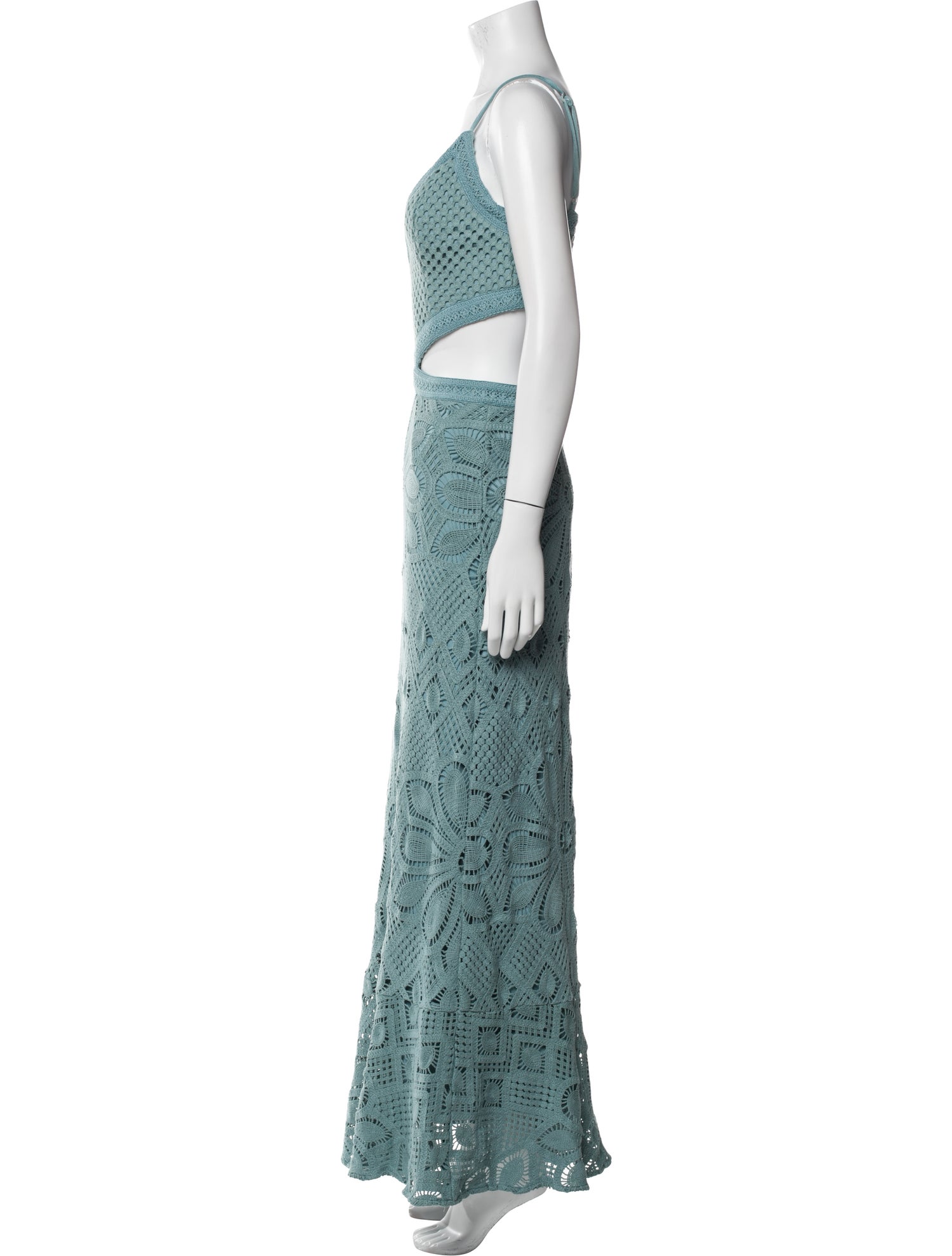 PatBO Lace Pattern Knee-Length Dress