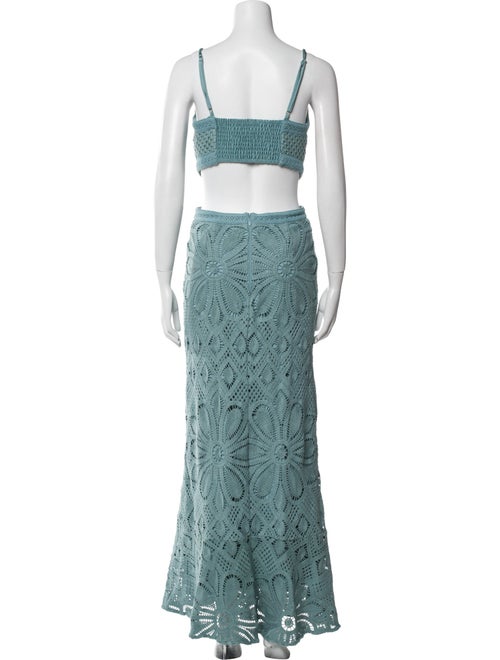 PatBO Lace Pattern Knee-Length Dress