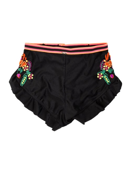 PatBO Striped Crystal Embellishments Bottoms