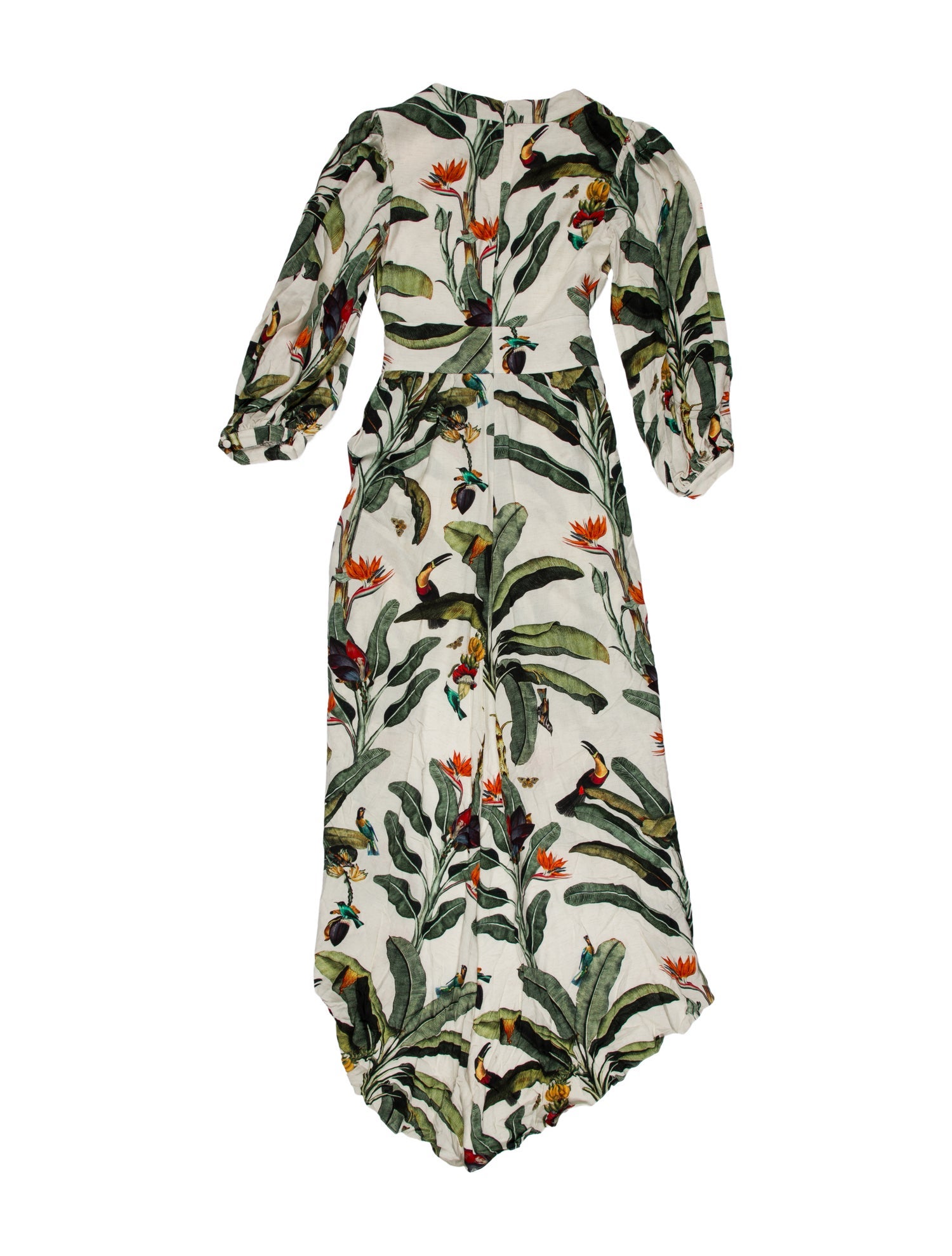 PatBO Floral Print V-Neck Jumpsuit w/ Tags