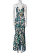 PatBO Floral Print Long Dress