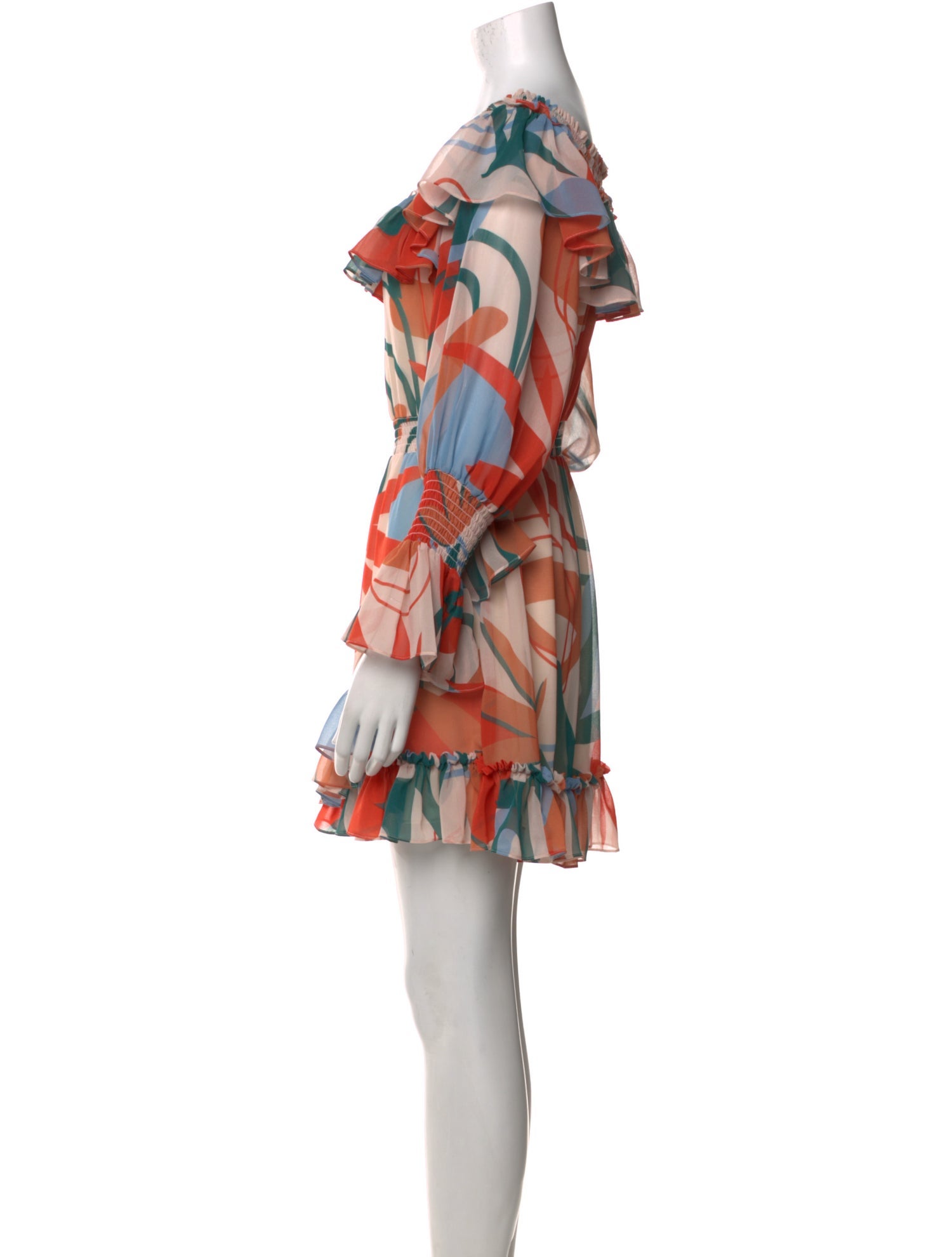 PatBO Printed Mini Dress