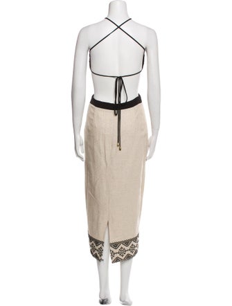 PatBO Printed Midi Length Dress