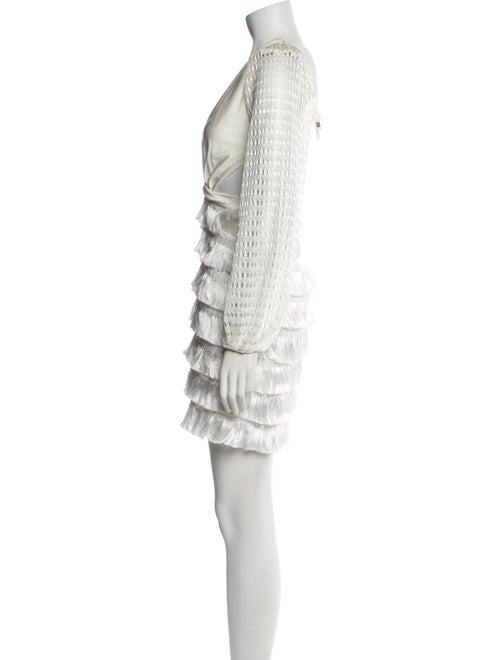 PatBO V-Neck Mini Dress