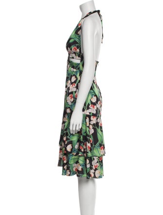 PatBO Floral Print Long Dress