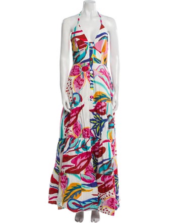 PatBO Printed Long Dress