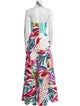 PatBO Printed Long Dress