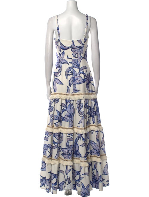 PatBO Floral Print Long Dress