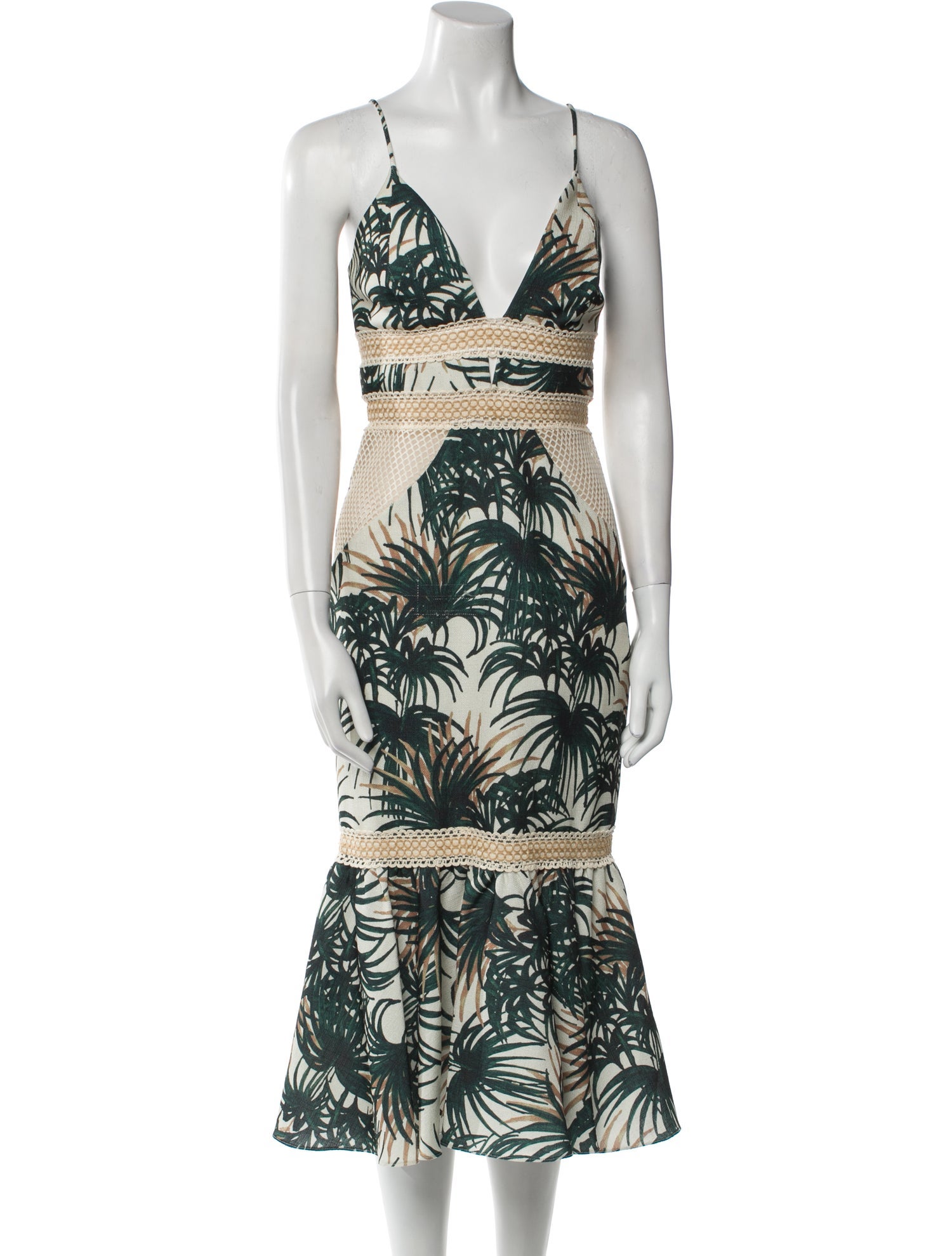 PatBO Printed Midi Length Dress