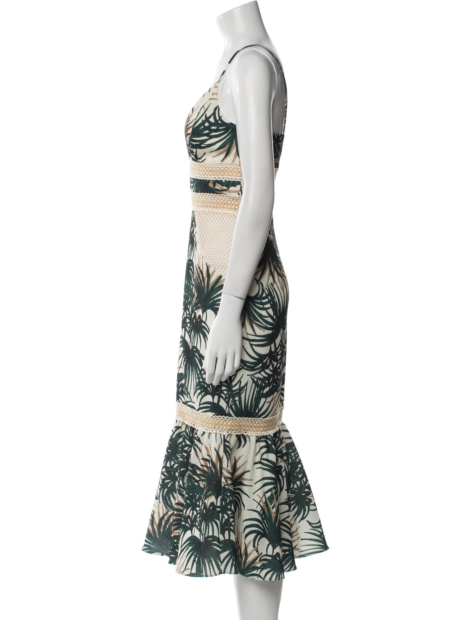 PatBO Printed Midi Length Dress