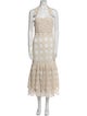 PatBO Lace Pattern Midi Length Dress