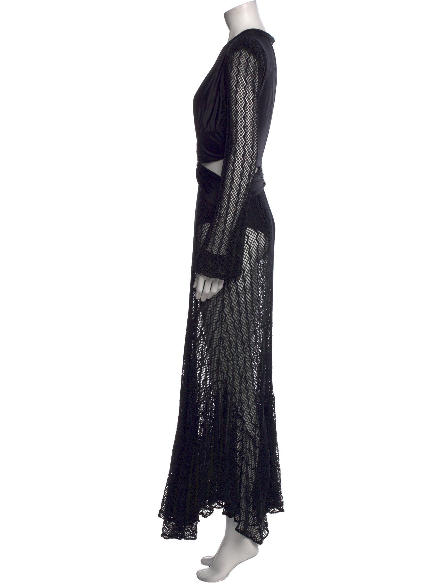 PatBO V-Neck Long Dress