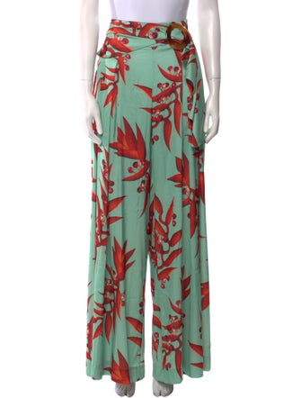 PatBO Printed Wide Leg Pants