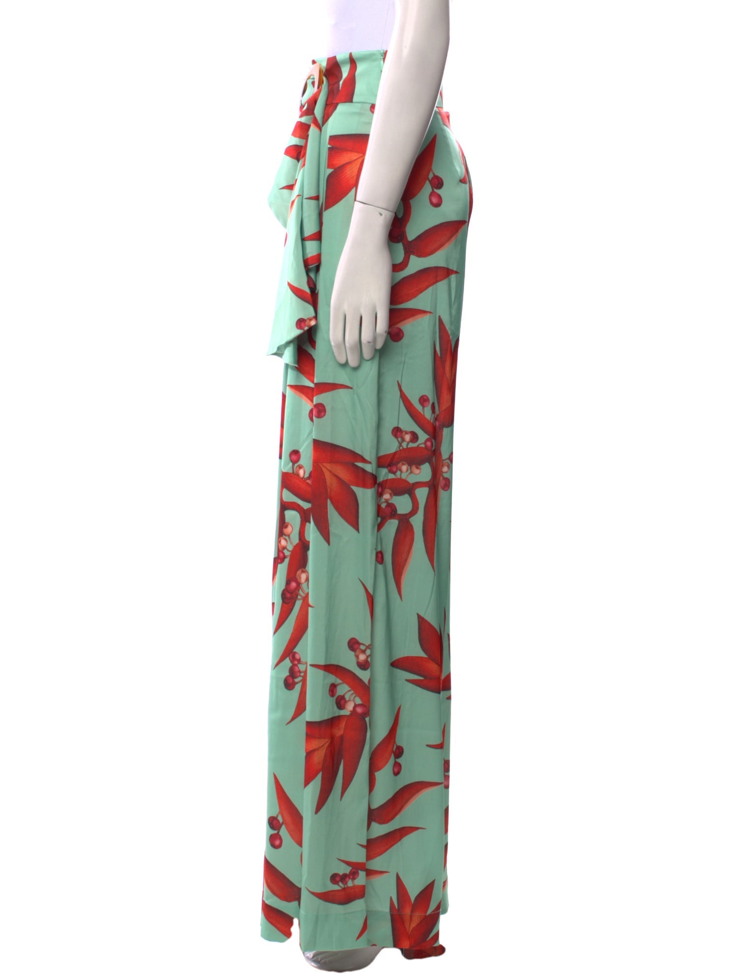 PatBO Printed Wide Leg Pants