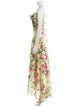 PatBO Floral Print Long Dress