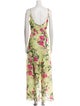PatBO Floral Print Long Dress