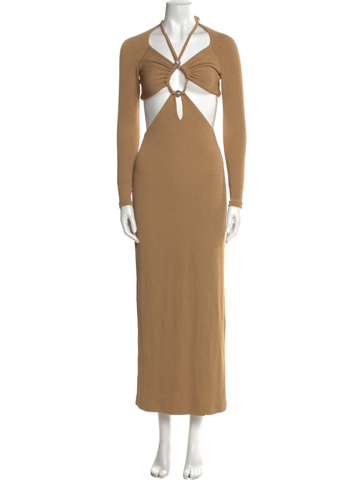 PatBO Halterneck Long Dress