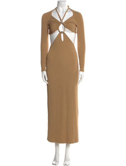 PatBO Halterneck Long Dress