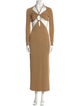 PatBO Halterneck Long Dress