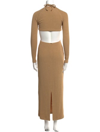 PatBO Halterneck Long Dress