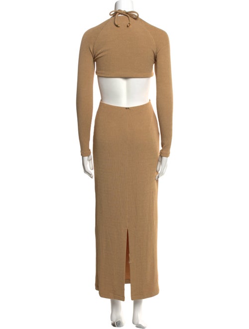 PatBO Halterneck Long Dress