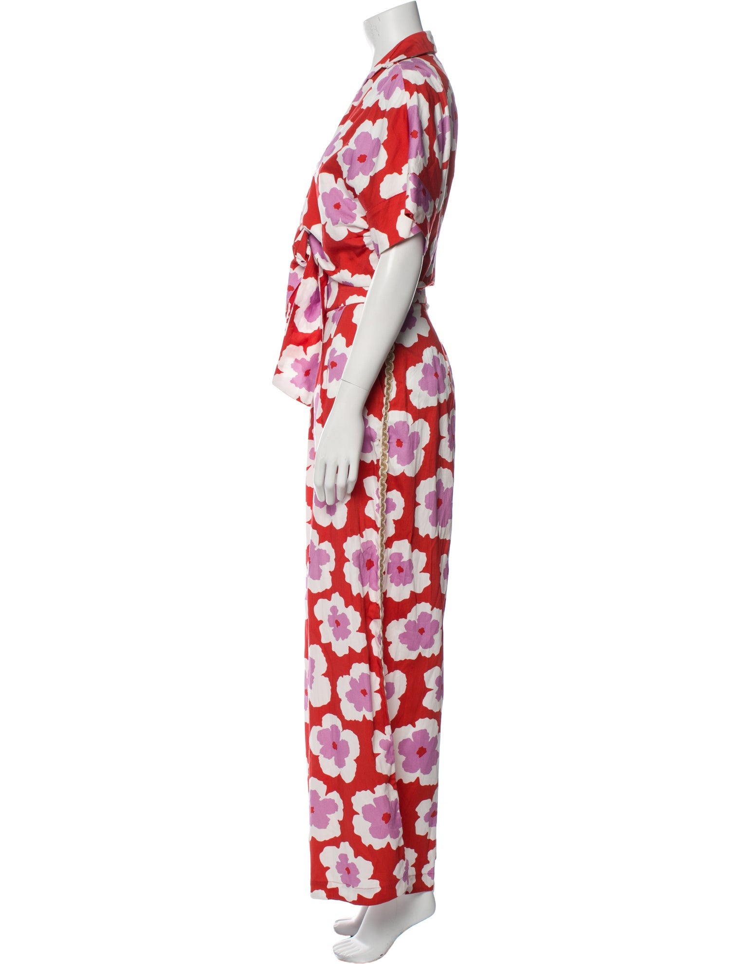 PatBO Floral Print Pant Set