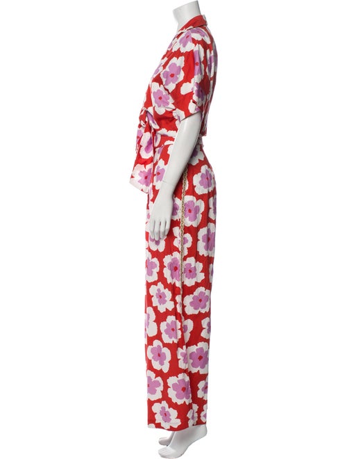 PatBO Floral Print Pant Set