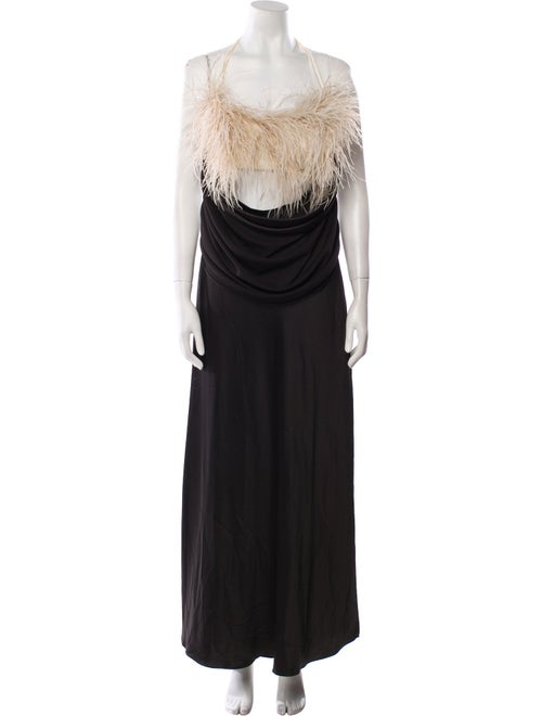 PatBO Cowl Neck Long Dress