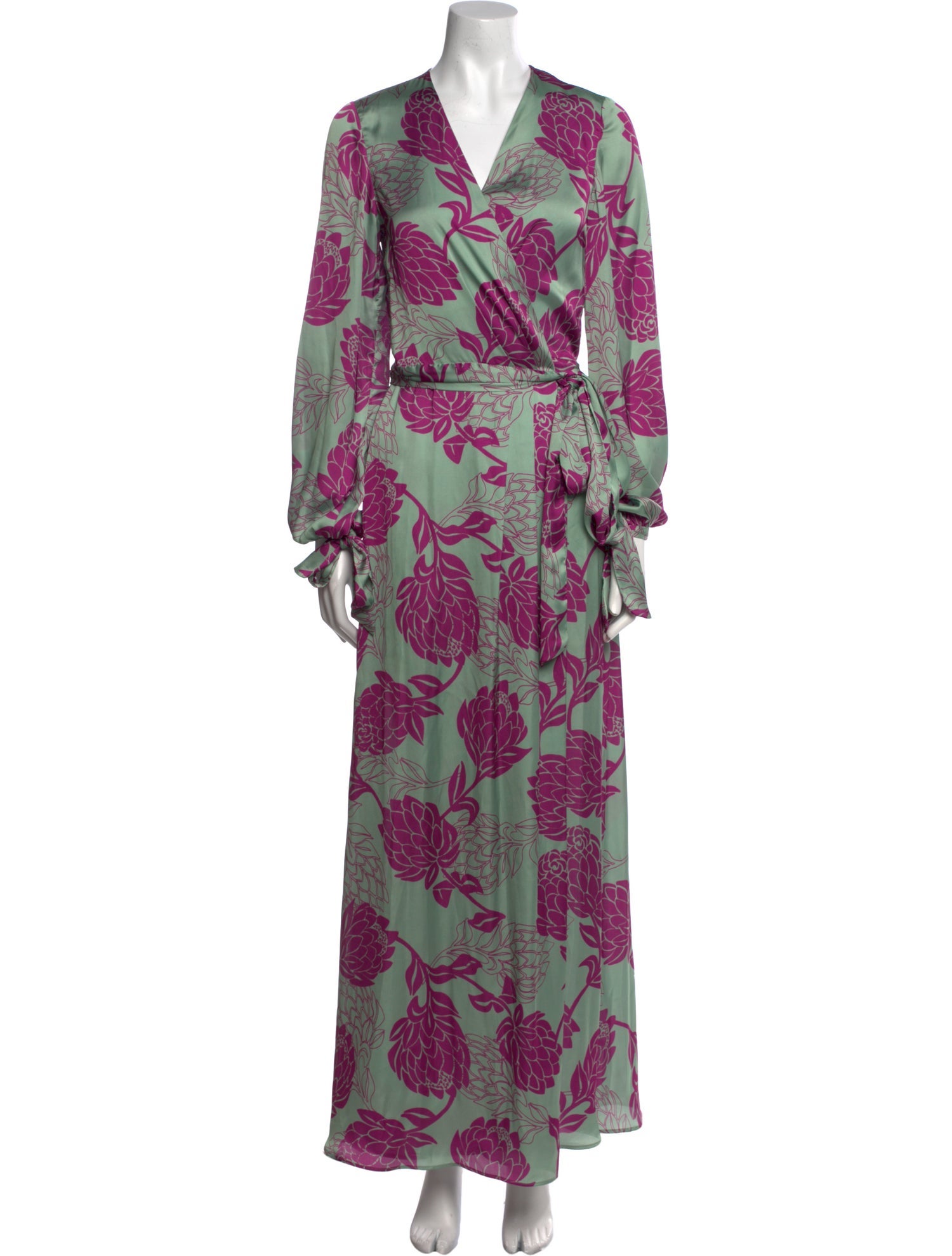 PatBO Floral Print Long Dress