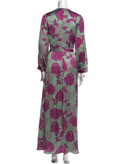 PatBO Floral Print Long Dress