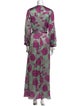 PatBO Floral Print Long Dress