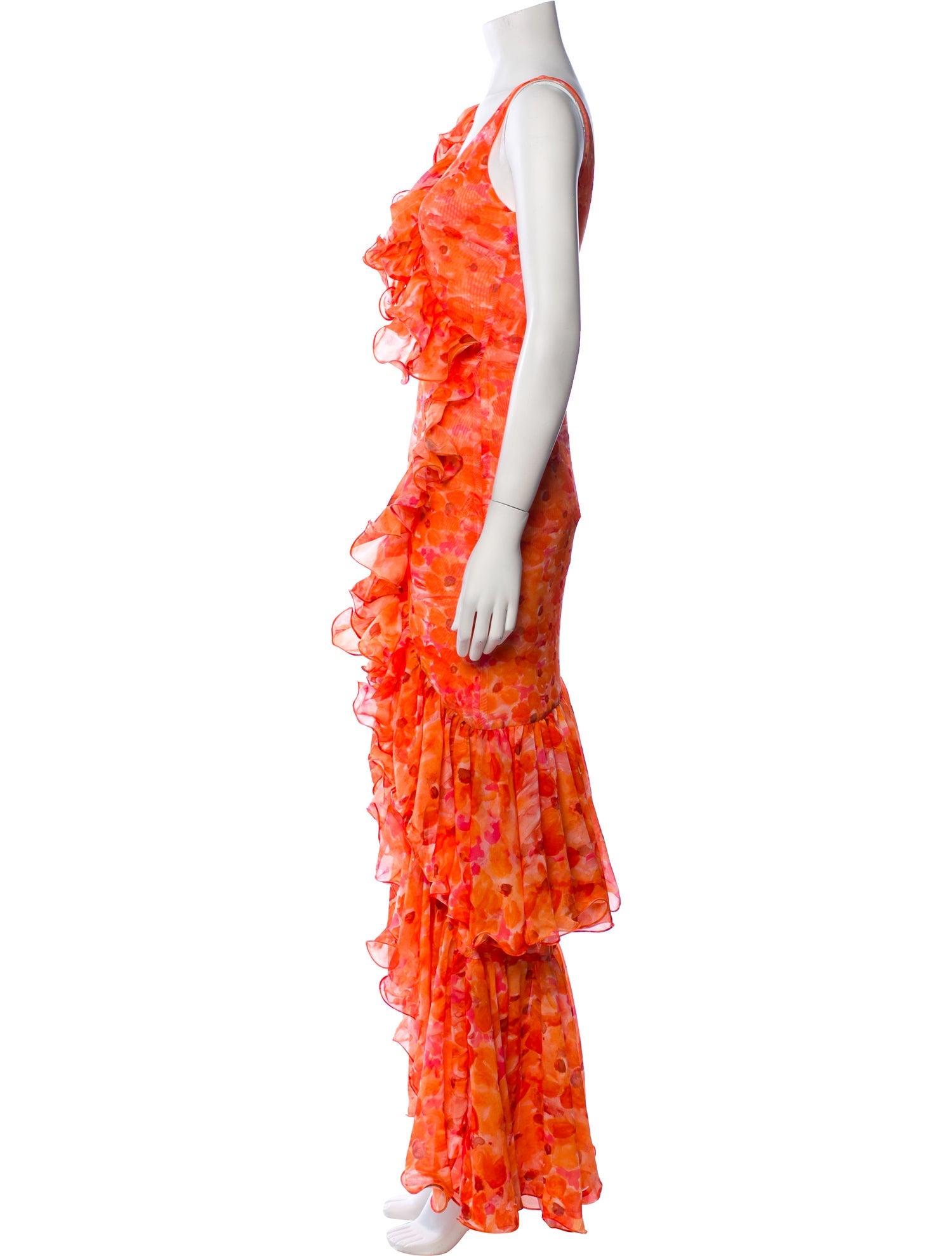 PatBO Floral Print Long Dress w/ Tags