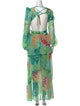PatBO Floral Print Long Dress