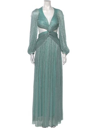 PatBO V-Neck Long Dress