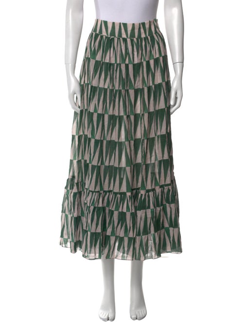 PatBO Printed Midi Length Skirt