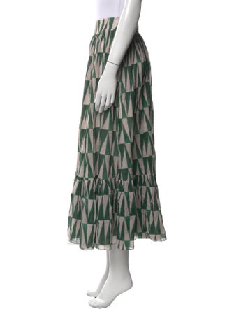 PatBO Printed Midi Length Skirt