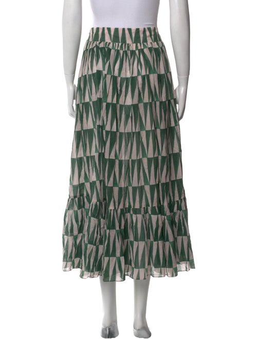 PatBO Printed Midi Length Skirt