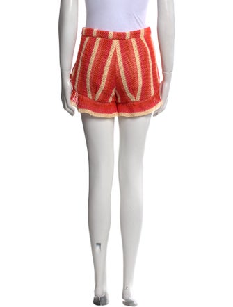 PatBO Lace Pattern Mini Shorts