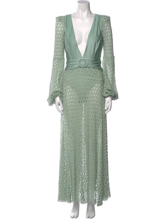 PatBO V-Neck Long Dress