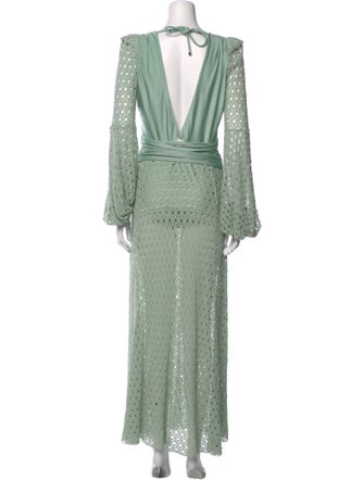 PatBO V-Neck Long Dress