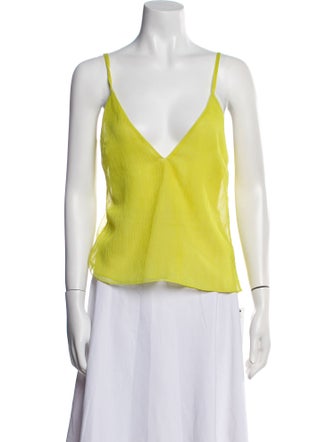 PatBO V-Neck Sleeveless Top